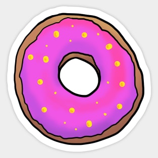 Yummy donut Sticker